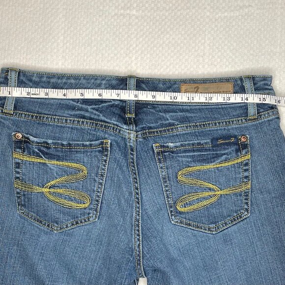 Seven7 Medium‑Wash Bootcut Jeans (Size 30) - Picture 6 of 8